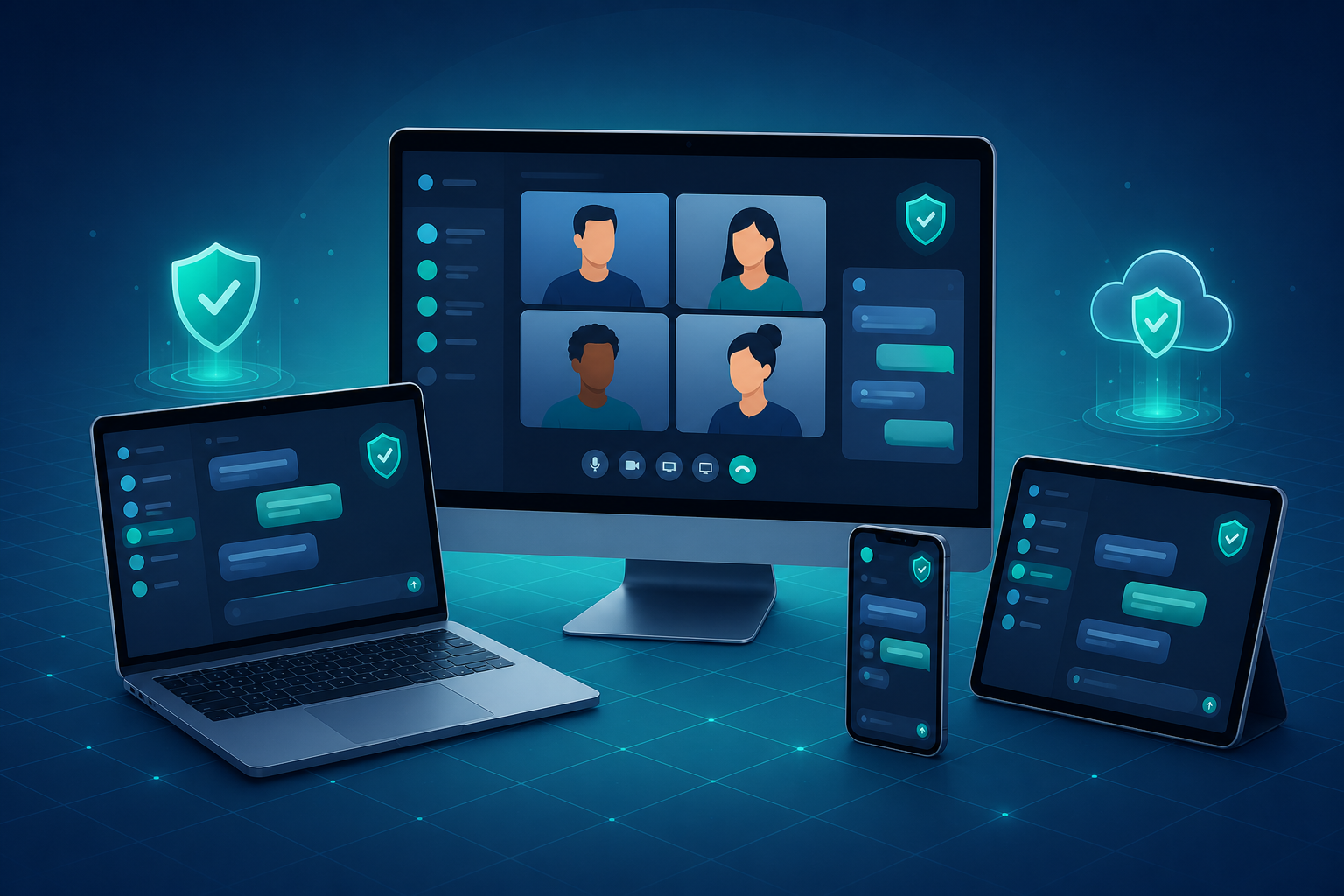 LetsTalk 多端设备 Windows Mac iOS Android 同步